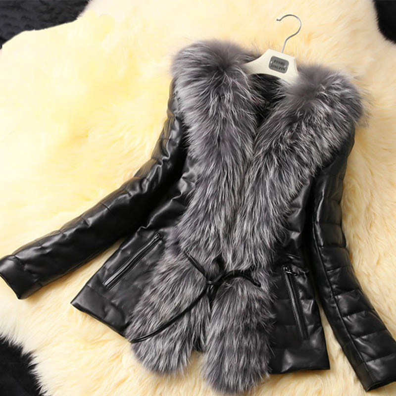 

Lovely Casual Patchwork Black Coat