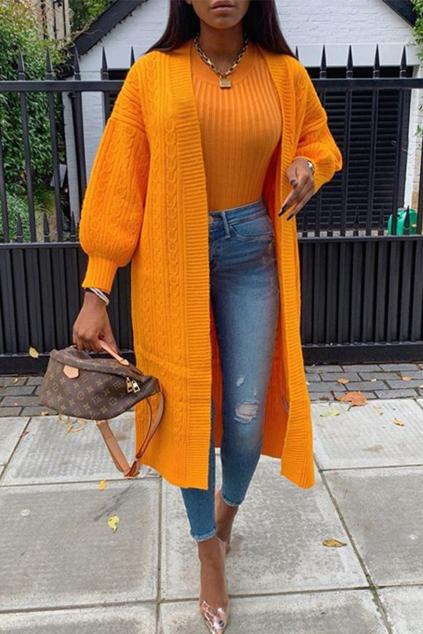 

Lovely Casual Loose Croci Cardigan