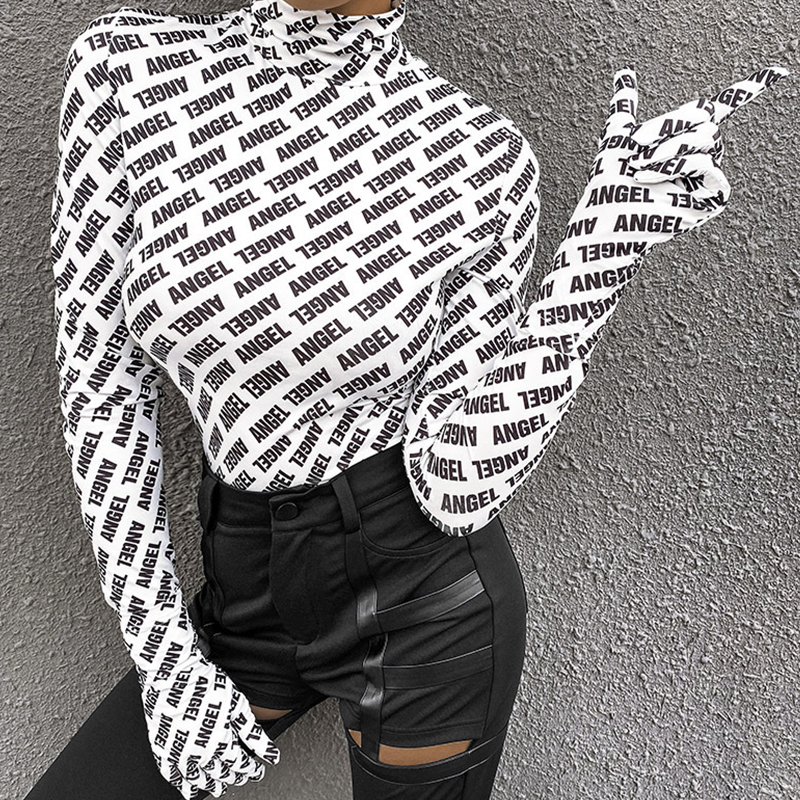 

Lovely Casual Letter Printed White T-shirt