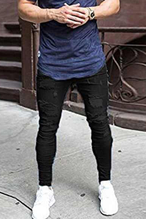 

Lovely Casual Skinny Black Jeans