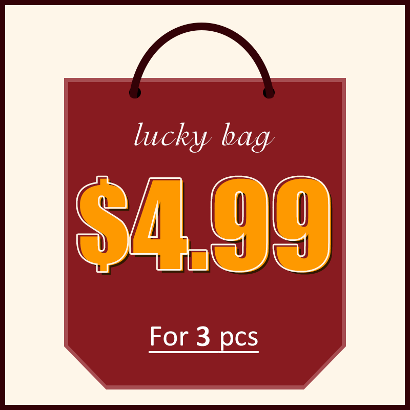 

Lovely Lucky Bag - 3 pcs Random Products - Up to 90% off, Figure color