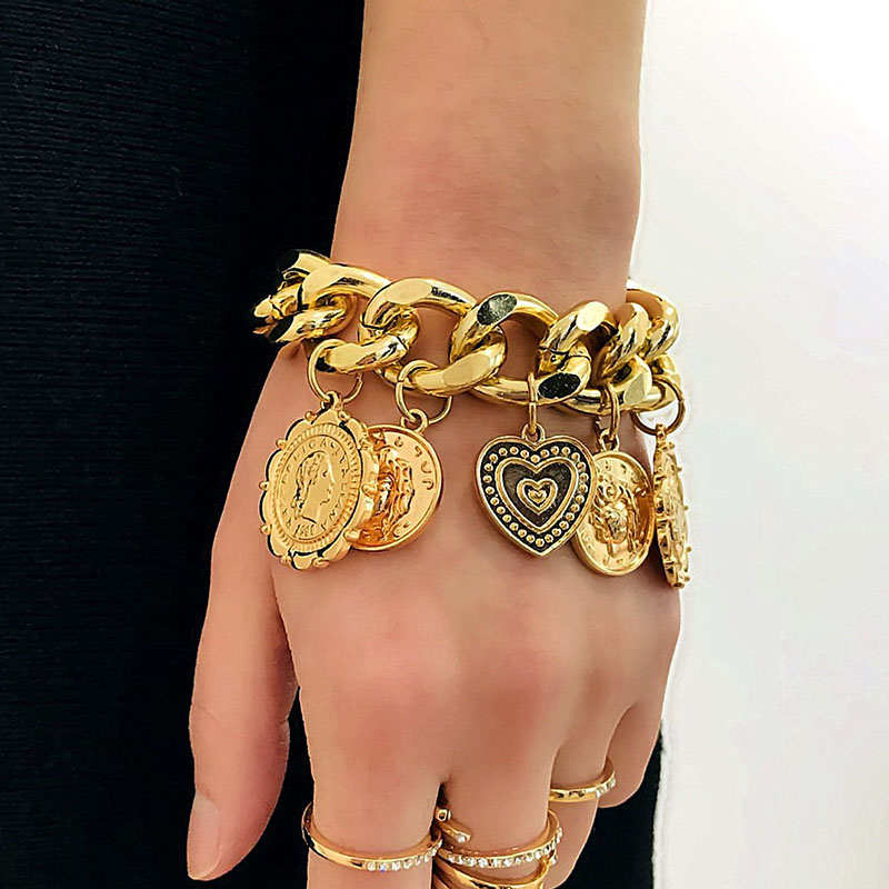 

Lovely Trendy Gold Bracelet