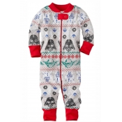 Lovely Family Printed Grey Baby Two-piece Pants Se