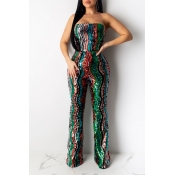 Lovely Striped Multicolor One-piece Jumpsuit