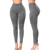 Lovely Casual Skinny Grey Jeans