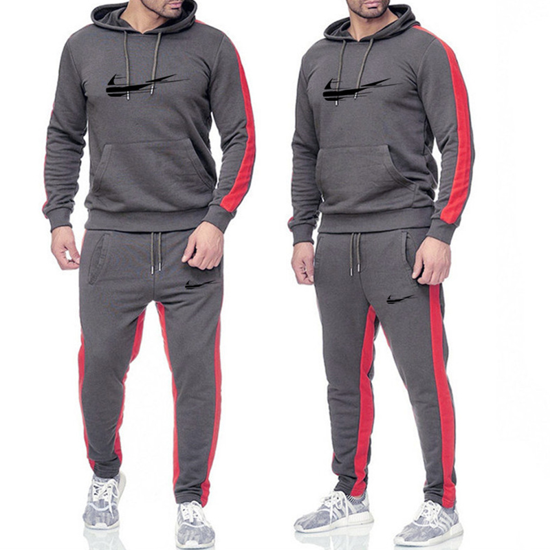 

Lovely Leisure Patchwork Dark Grey Two-piece Pants Set