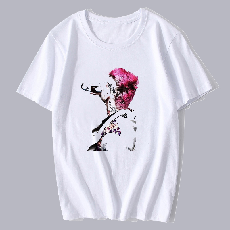 

Lovely Leisure Print Basic White T-shirt