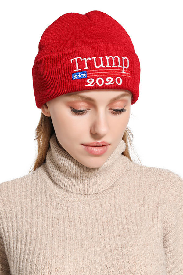 

Lovely Casual Letter Wine Red Hat