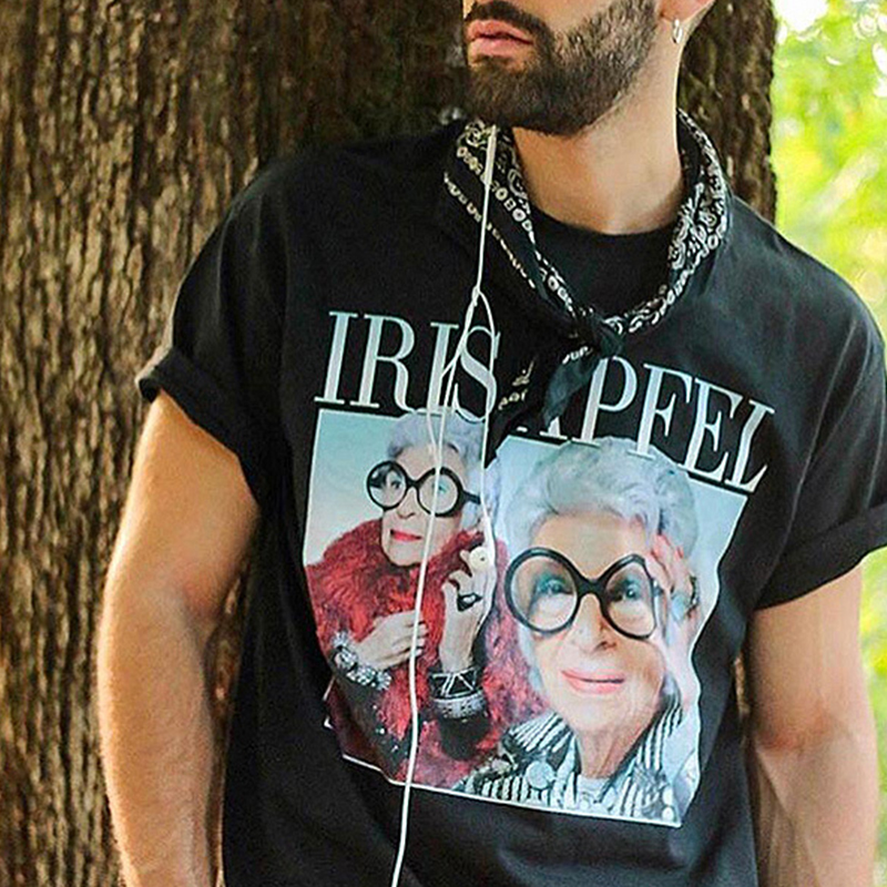 

Lovely Casual Figure Print Black T-shirt