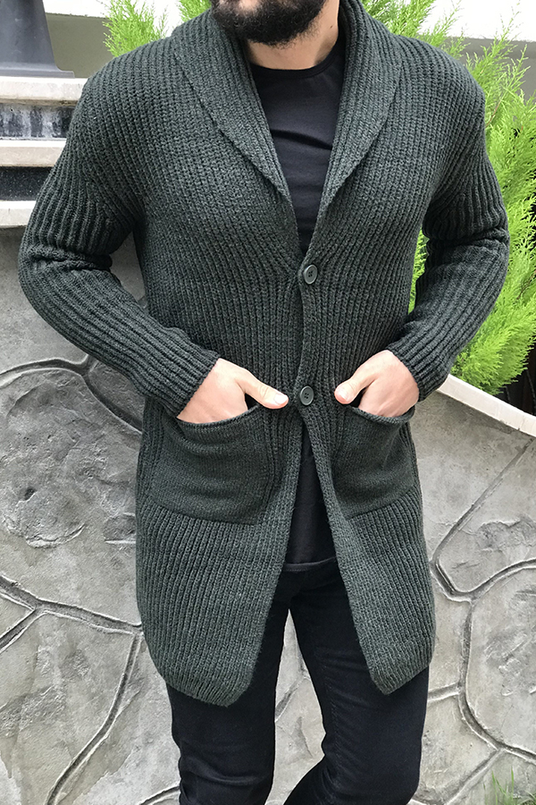 

Lovely Casual Buttons Black Sweater