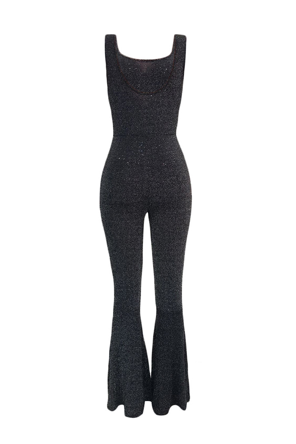 one piece flared jumpsuit