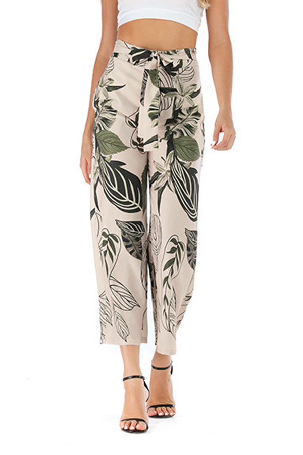 

Lovely Chic Print Multicolor Pants, Multi