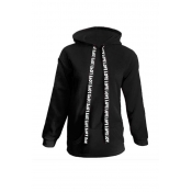 Lovely Casual Hooded Collar Black Plus Size Hoodie