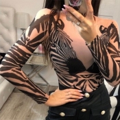 Lovely Casual Skinny Black Blouse