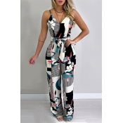 Lovely Chic Print Multicolor One-piece Jumpsuit