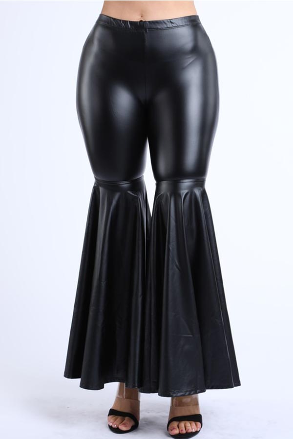 

Lovely Trendy Flared Black Pants