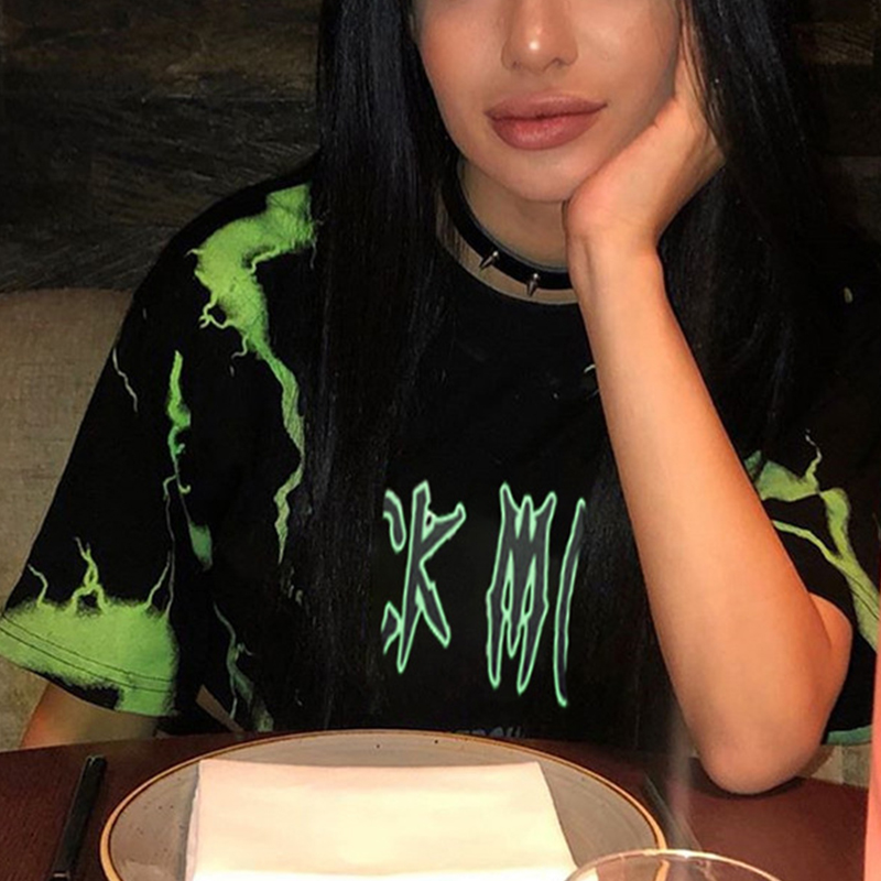 

Lovely Casual Print Black T-shirt