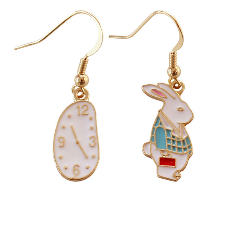 

Lovely Chic Cartoon White Earring