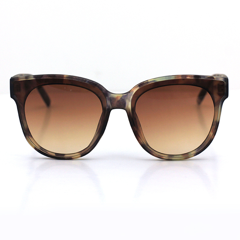 

Lovely Retro Print Brown Sunglasses