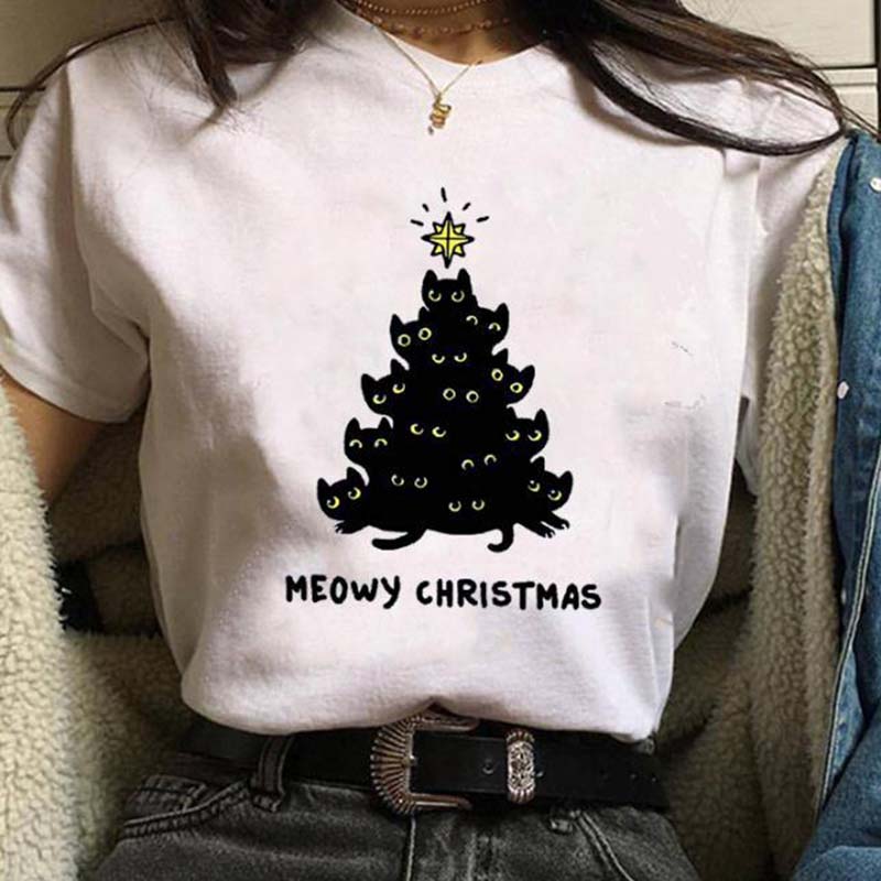 

Lovely Casual O Neck Print White Plus Size T-shirt