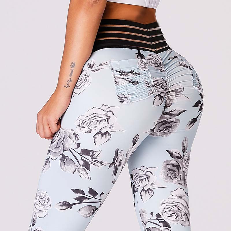 

Lovely Sportswear Print Blue Pants