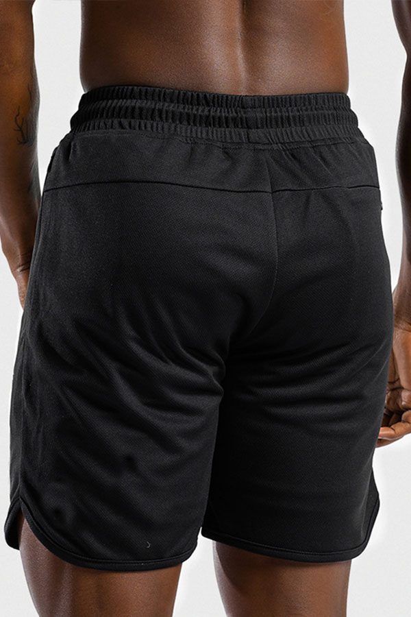 Lovely Sportswear Laceup Black Shorts_Shorts_Bottoms_Men Clothes