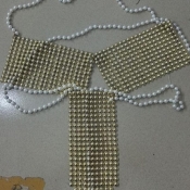 Lovely Sexy Gold Bra Sets