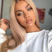 Lovely Chic Basic White Wigs