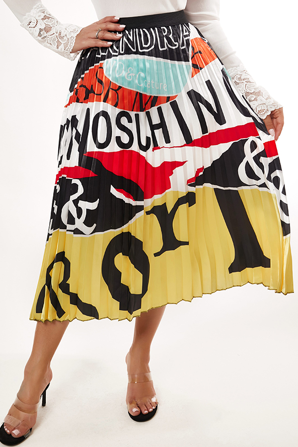 

Lovely Casual Print Multicolor Skirt, Multi