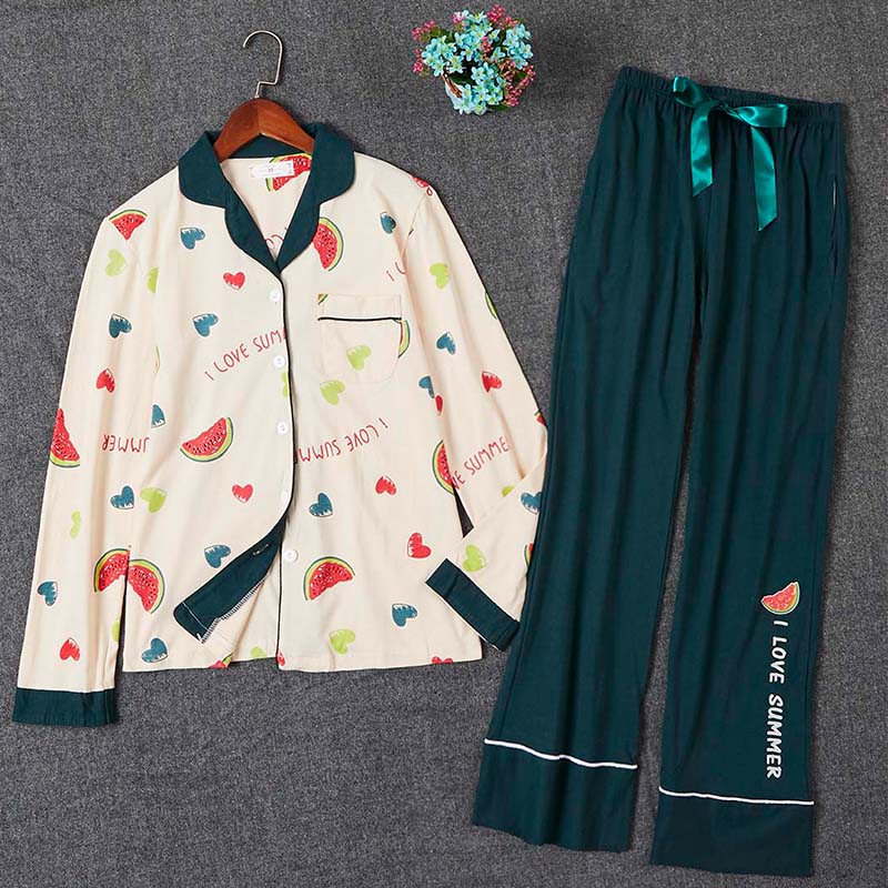 

Lovely Trendy Print Green Sleepwear
