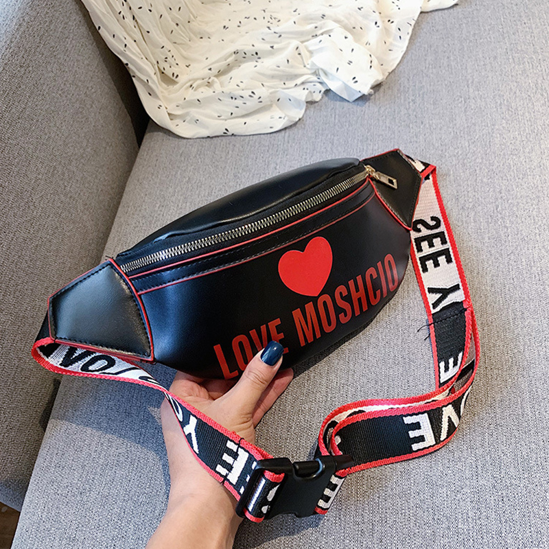 

Lovely Trendy Zipper Design Black Crossbody Bag