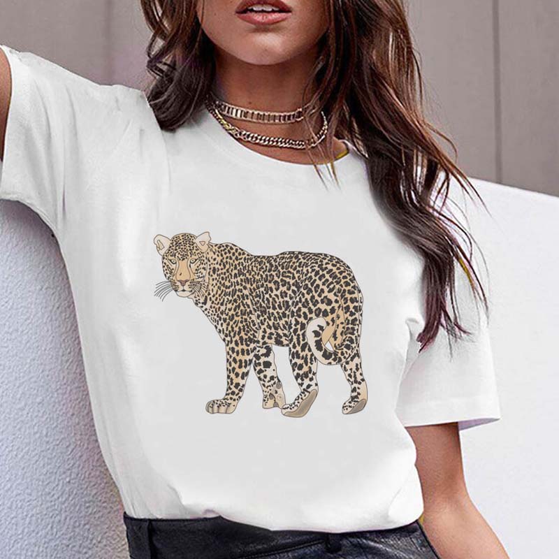 

Lovely Leisure O Neck Print White Plus Size T-shirt