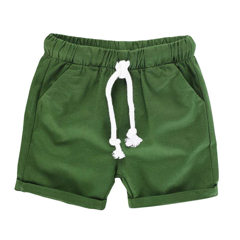

Lovely Casual Lace-up Army Green Shorts