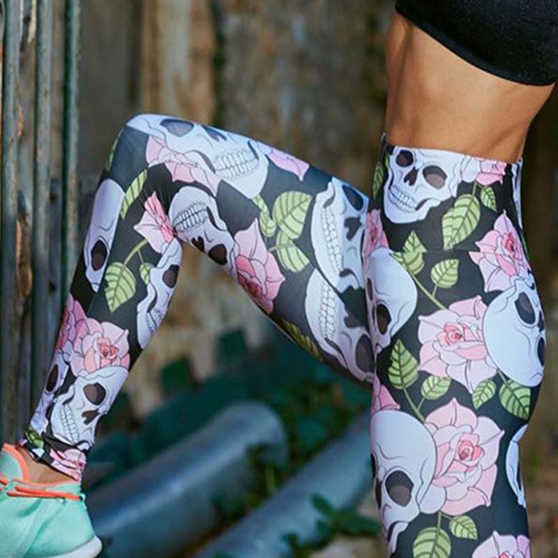 

Lovely Sportswear Print Black Pants