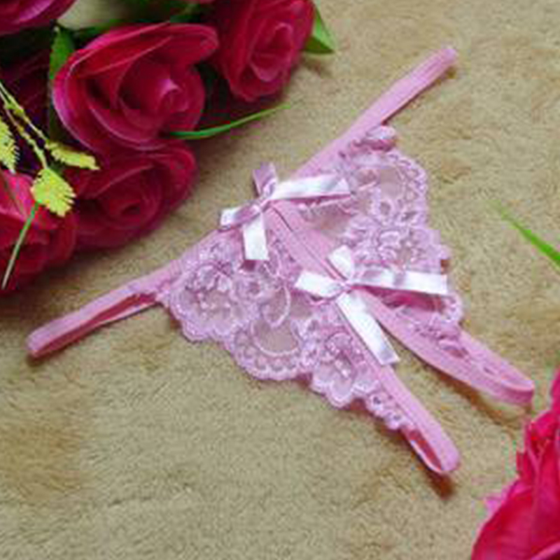 

Lovely Sexy See-through Pink Panties