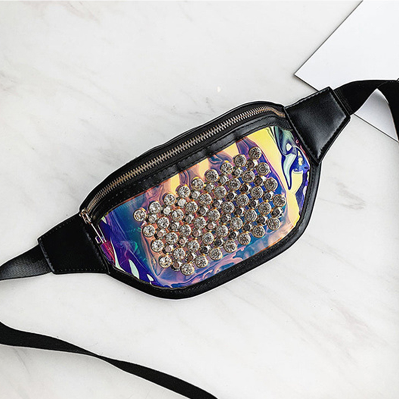 

Lovely Trendy Zipper Design Black Crossbody Bag