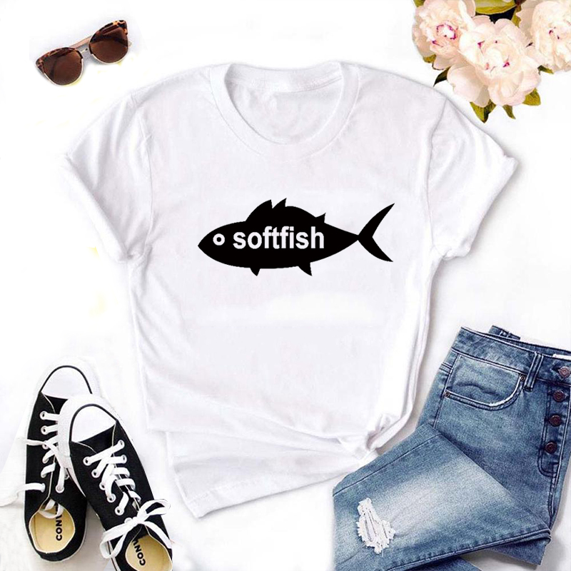 

Lovely Leisure O Neck Print White T-shirt