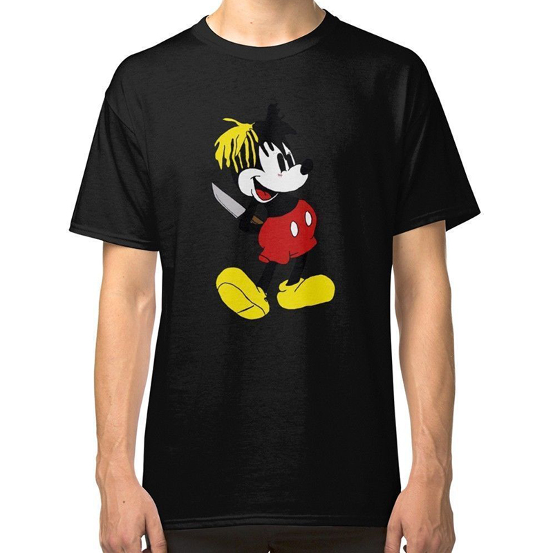 

Lovely Leisure Cartoon Print Black T-shirt