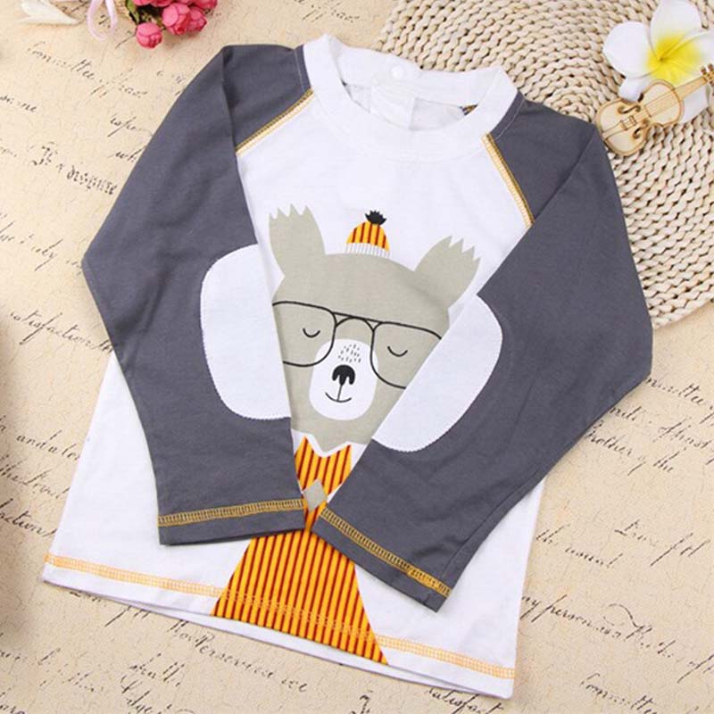 

Lovely Casual Cartoon Print Yellow Boy Two-piece Pants Set