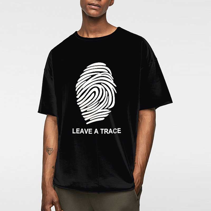 

Lovely Casual O Neck Print Black T-shirt