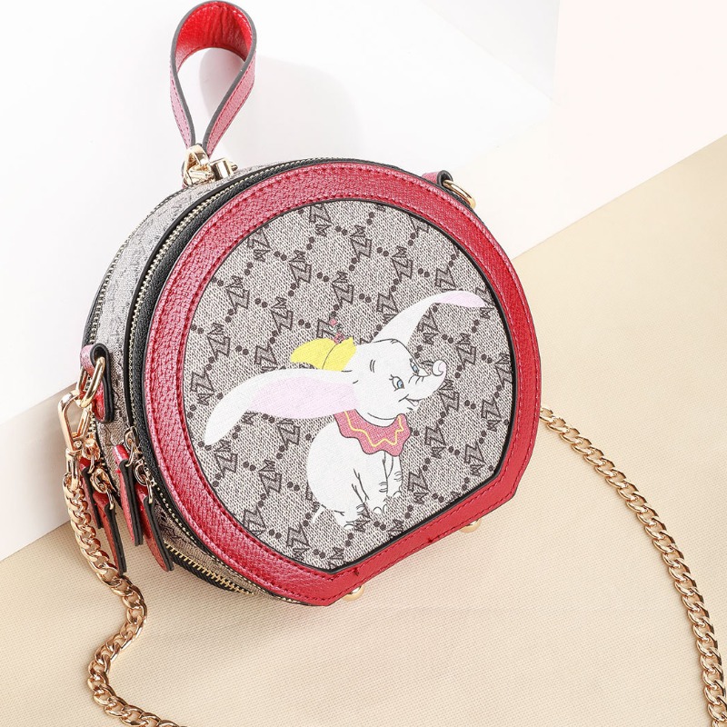 

Lovely Stylish Chain Strap Red Crossbody Bag