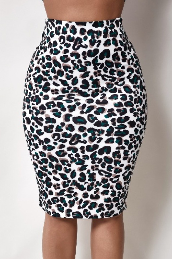 

Lovely Trendy Leopard Print Skirt