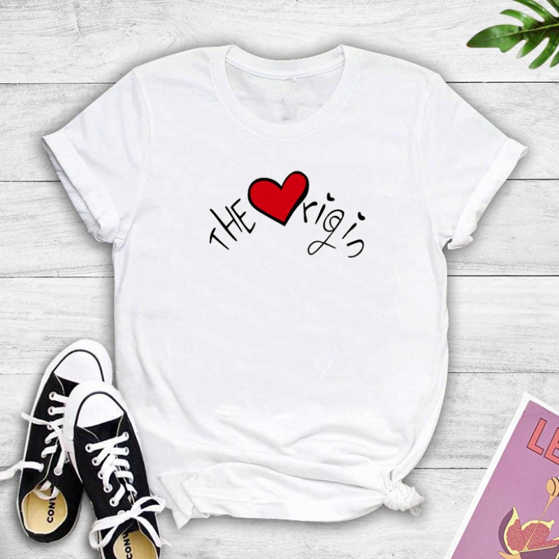 

Lovely Leisure O Neck Print White T-shirt