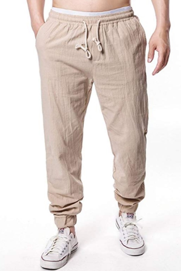 

Lovely Casual Lace-up Khaki Pants