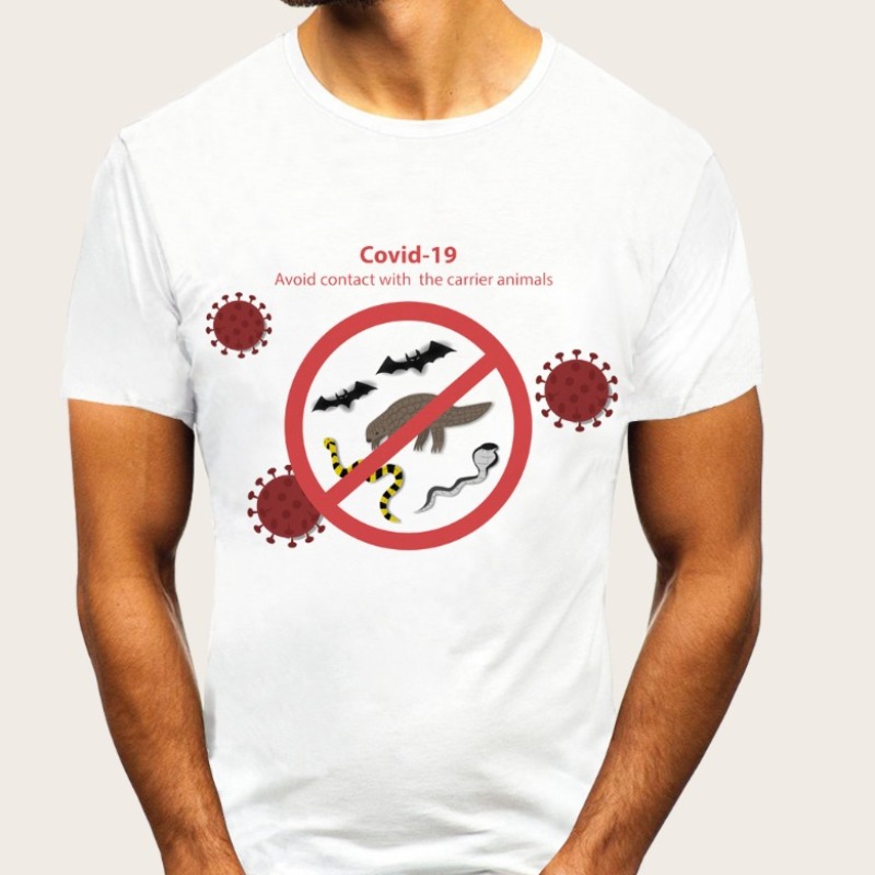

Lovely Leisure O Neck Print White T-shirt
