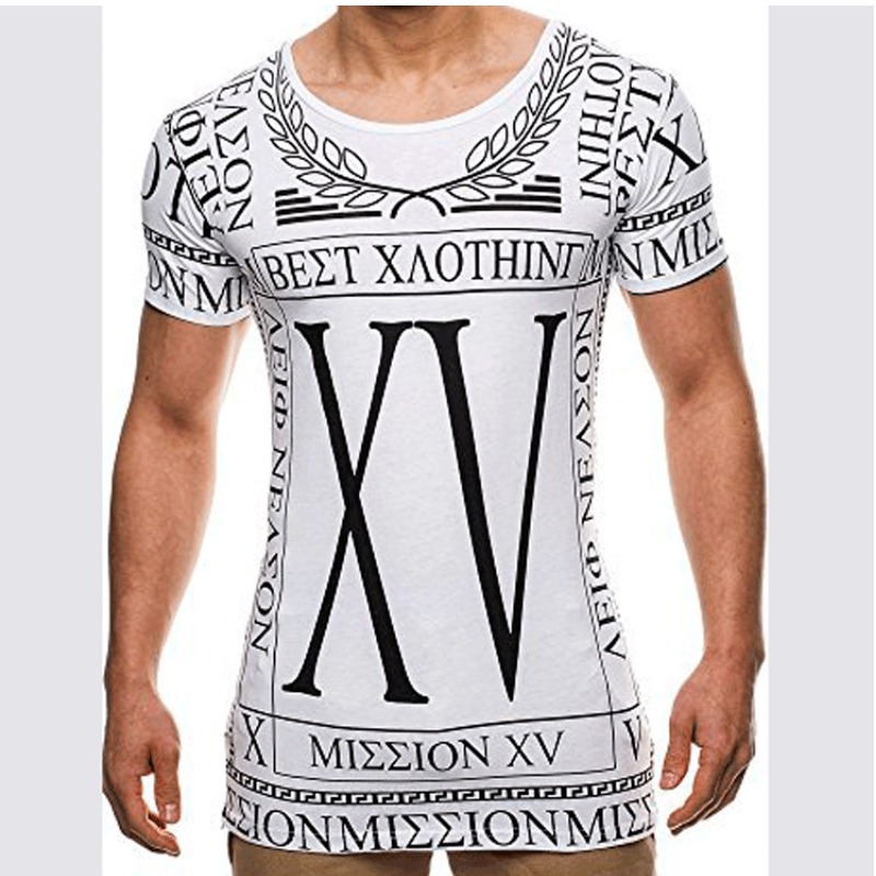 

Lovely Casual Letter Print White T-shirt