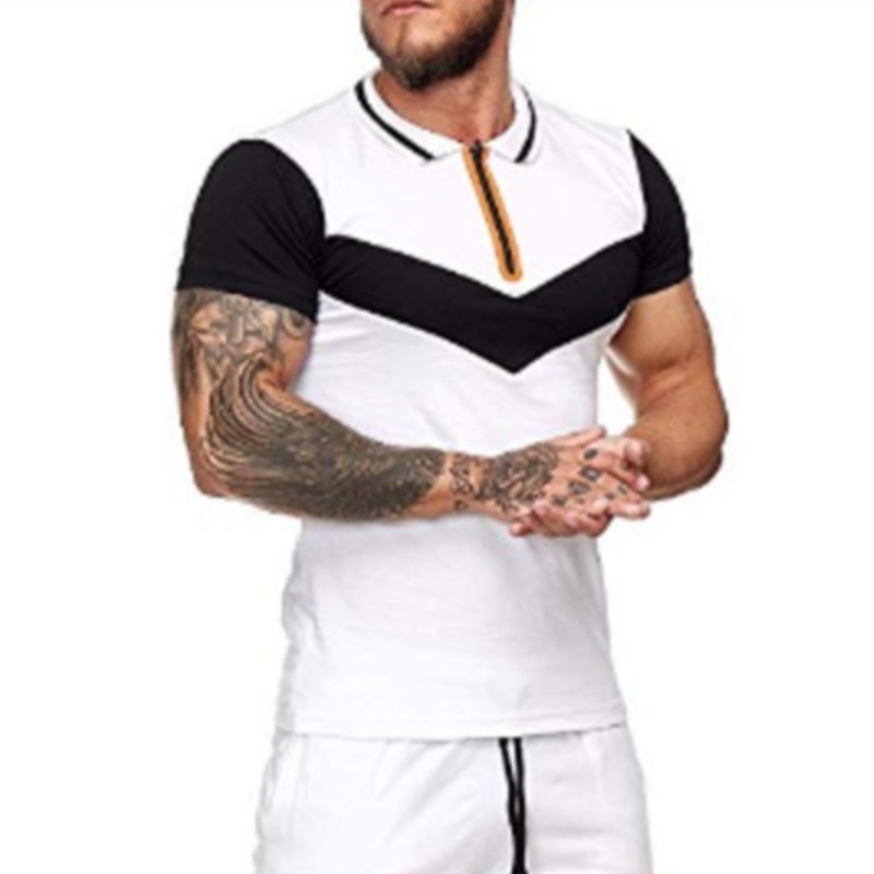 

Lovely Sportswear Patchwork White Shirt
