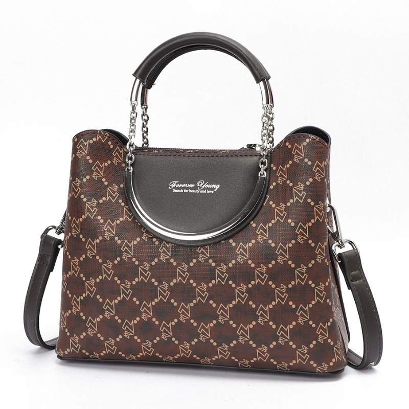 

Lovely Casual Print Brown Crossbody Bag