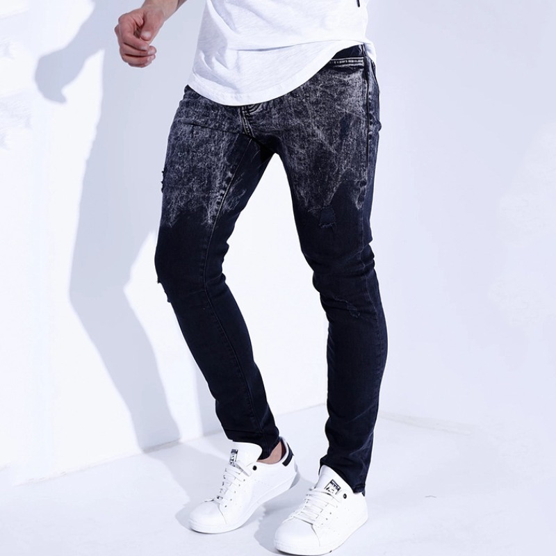 

Lovely Stylish Pocket Patched Black Jeans