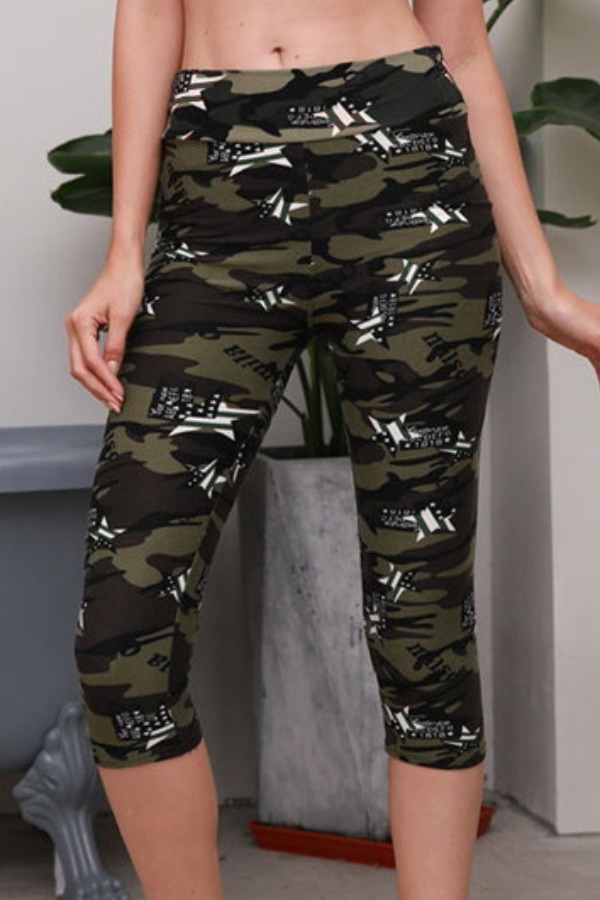 

Lovely Sportswear Camo Print Pants